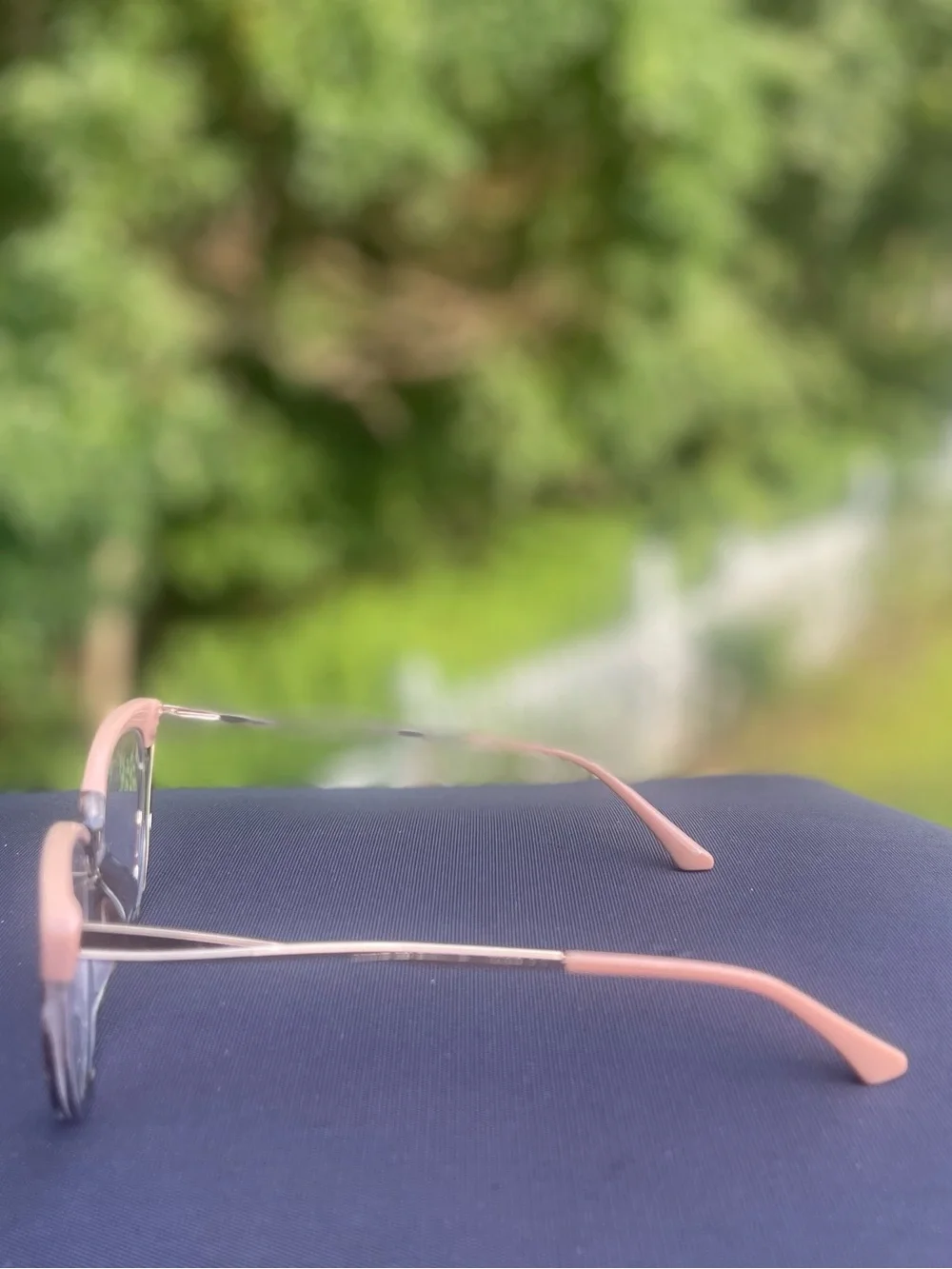 Women's Pink Tortoiseshell Cat-Eye Glasses - Unbranded